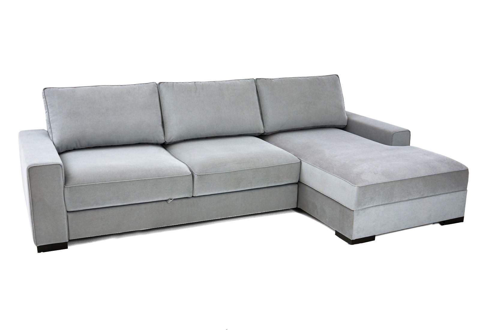 Угловой диван-кровать Гордон серого цвета IMR-946030