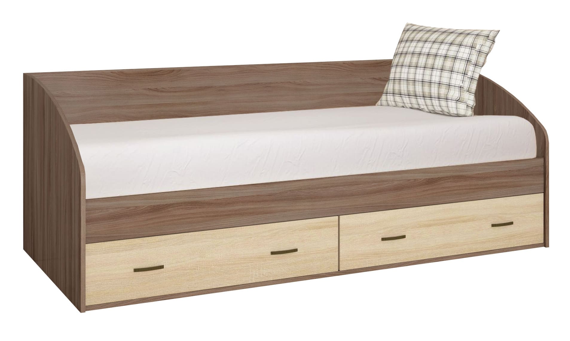 кровати 1 спальные с матрасом и ящиками