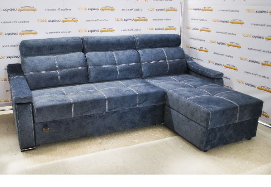 Угловой диван Хилтон с оттоманкой купить в интернет магазинеСимбирск-Лидер. Цена.