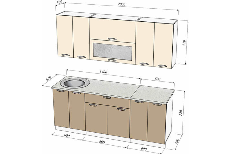 Кухонный гарнитур домино 2 схема сборки