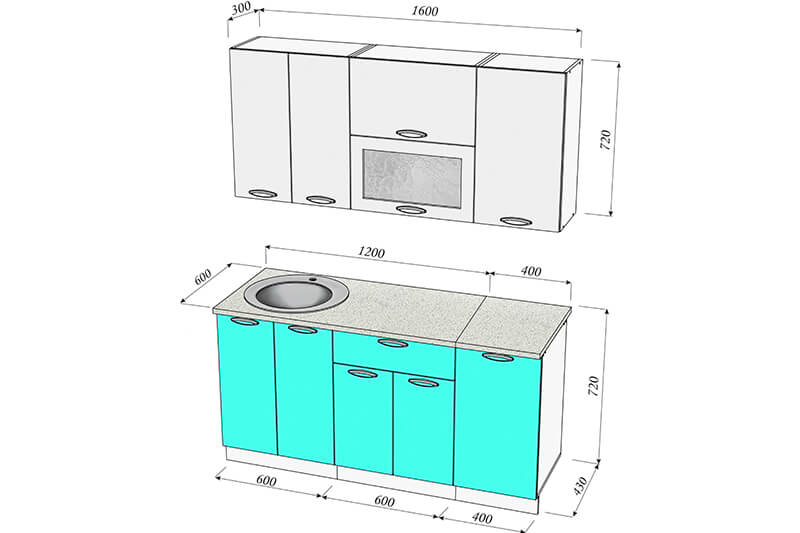 Кухонный гарнитур домино 2 схема сборки