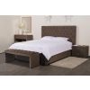 Кровать мелодия сна грация. tn 0 52636700 1569495452. Кровать мелодия сна грация фото. Кровать мелодия сна грация-tn 0 52636700 1569495452. картинка Кровать мелодия сна грация. картинка tn 0 52636700 1569495452. Описание товара Продуманное сочетание стиля и функциональности. Богатая частая каретная стяжка сочетается с классической лаконичной формой изголовья, благодаря чему кровать идеально впишется в интерьер любой спальной комнаты. Особенность модели – комплектация эргономической решеткой нового образца. Это спальное основание, в котором реализован принцип «двойной эргономики». Усиливает ортопедические свойства матраса практически на 50% и продлевает его срок службы. Надежность и прочность Каркас из профильной трубы 30х30 мм, из стали, соответствующей ГОСТ, прошедшей антикоррозийную обработку, порошковую окраску в заводских условиях. 13 (!) рядов двойных усиленных ламелей на одно спальное место. Ортопедичность и комфорт Узкие ламели шириной 38 мм более упруги и плотно расположены. Каучуковые амортизаторы (демпферы) улучшают гибкость и эргономичность ортопедической решетки, позволяя ламелям максимально выпрямляться, надежно удерживая их от выскальзывания при самой интенсивной эксплуатации. Площадь опоры матраса в таком основании увеличивается на 43%, пружинный блок более равномерно реагирует на нагрузку, улучшая эргономические свойства матраса и продлевая его срок службы без деформации. Абсолютная бесшумность Для лучшей реакции на нагрузки используются долговечные, не скользкие, бесшумные амортизаторы из эластичного и недеформируемого материала–каучука.